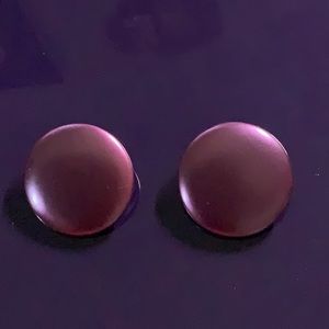 Vintage Button Earrings